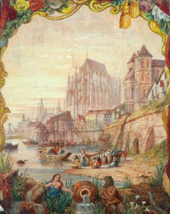 Flodscene, 1855 af Clarkson Frederick Stanfield